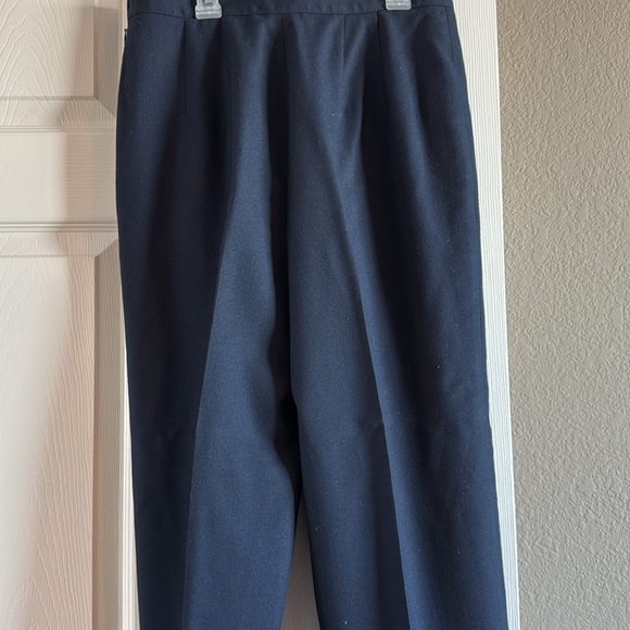 Talbots Navy Wool Slacks - Picture 3 of 4